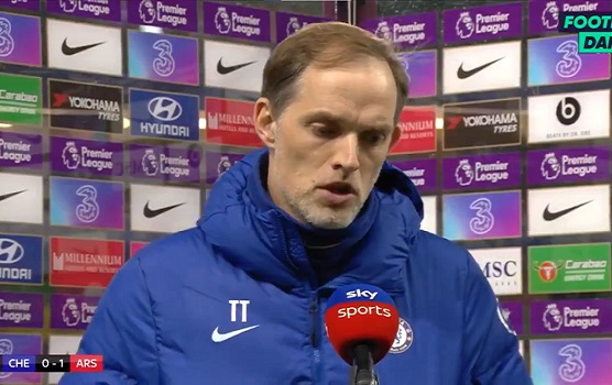 Tuchel finally reveals why he made 7 changes as Chelsea lose to Arsenal