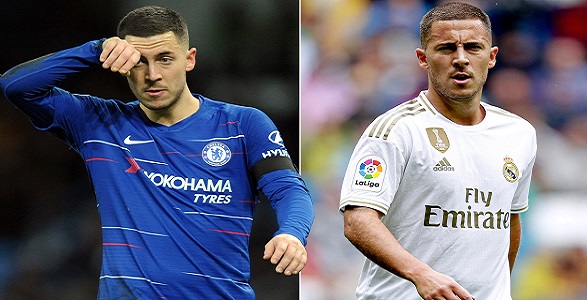 (Image): Check out what Chelsea did to Eden Hazard’s shirt following his last match at Stamford Bridge