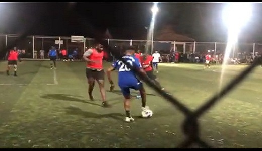 (Video): Watch as Hudson-Odoi shows off his Incredible skills in a local match in Ghana after England snub
