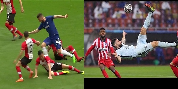 (Video): Watch all Olivier Giroud’s amazing goals as he scored 39-goals for Chelsea (2018-2021)