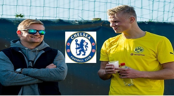 ‘Haaland’s father reacted to possible Haaland’s move to Chelsea after Sancho signs for Man Utd