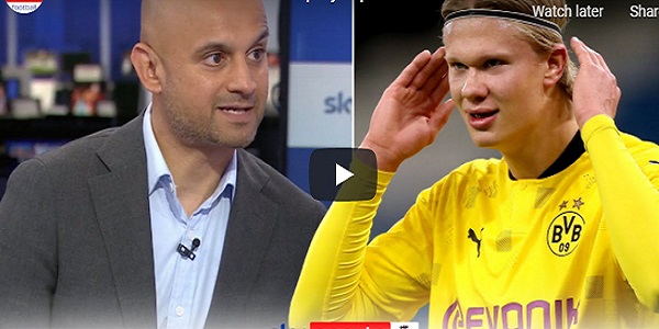 (Video): Watch as Sky finally speaks on Chelsea opening bid for Erling Haaland