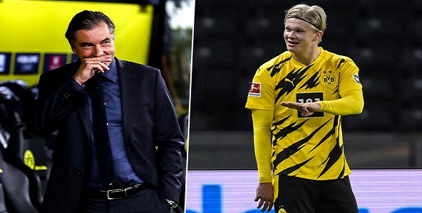 REPORT: Dortmund director finally sends Haaland’s transfer message to Chelsea