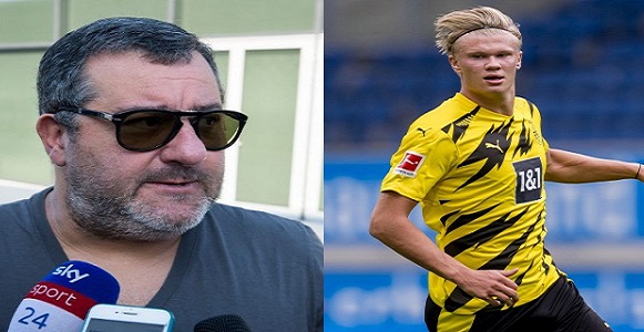 Mino Raiola’s ‘Five-Word’ response to Haaland possible move to Chelsea