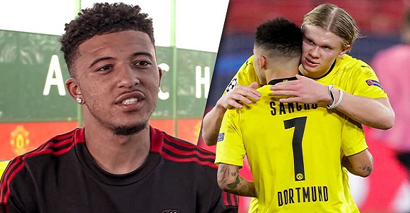 “We will soon”…as Jadon Sancho sends ‘massive message’ to Haaland after signing for Man Utd 
