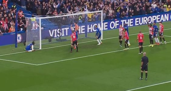 (Video): Chalobah gives Chelsea the lead after stunning great header goal