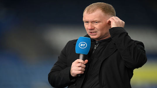 ‘I’m just not sure about it’ – Paul Scholes Chelsea comments come back to bite him after Man United lost 5-0 to Liverpool