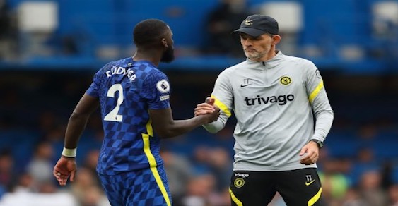 ‘More take-ons than Sancho’ – Chelsea fans love what Antonio Rudiger did against Norwich (Image)