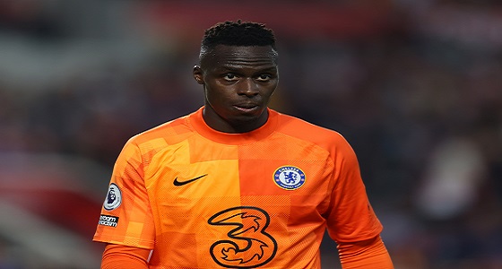 (Image): Edouard Mendy finally cries out after his photo was used for Benjamin Mendy rape post