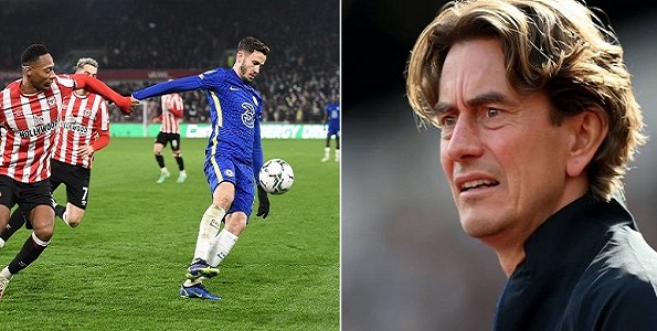 Brentford boss Thomas Frank reacted to Saul’s display in Chelsea 2-0 win over Brentford