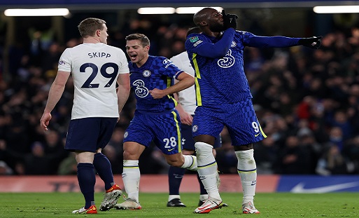 ‘Prefect response! as Lukaku reacted to what Tottenham fans did to him in Chelsea 2-0 win over Spurs