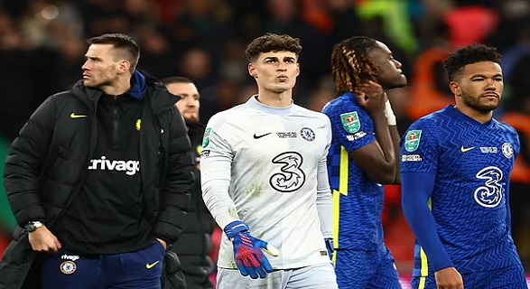 ‘During the game’.. – Kepa finally reacted to Chelsea’s Carabao Cup final defeat to Liverpool