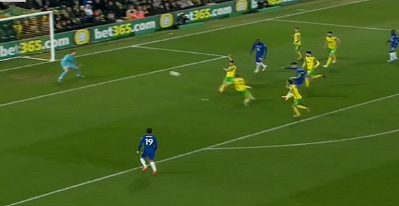 (Video): Watch as Kai Havertz powerful strike seals Chelsea win against Norwich