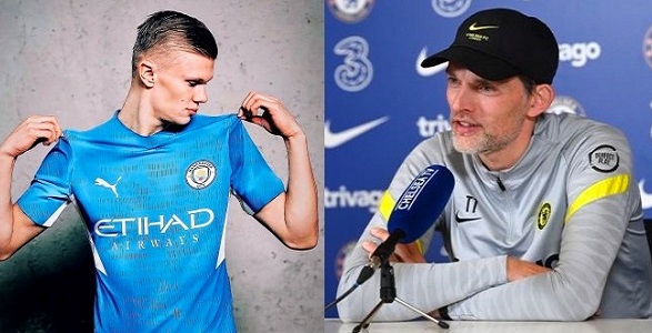 Tuchel finally reacted after Manchester City signs his favourite Chelsea target Erling Haaland