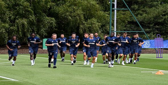 ​Chelsea players reacted as Blues set to announce first summer signing