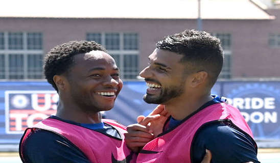 (Video): ‘A legend’ – Fans talking about what Raheem Sterling did to a Manchester City shirt in Chelsea training