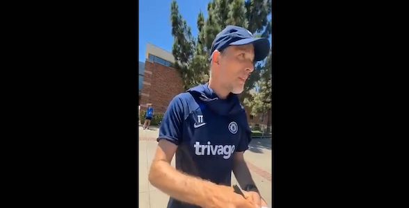 (Video): Tuchel finally reacted to question about Cristiano Ronaldo move to Chelsea