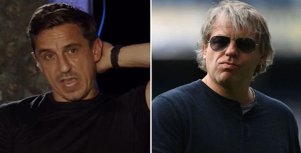“This guy wants to play football manager on this” – Gary Neville reveals after Todd Boehly enter race to sign €75M man