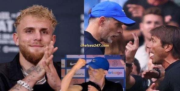 “Fear is clear, Tuchel will knock him down” – Jake Paul reveals why Tuchel will win Conte in a KO Fight after derby incident