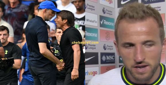 Harry Kane reacted to clash between Antonio Conte and Tuchel
