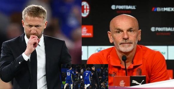 As Graham Potter gets ready for back-to-back Champions League tie, AC Milan manager digs at Chelsea