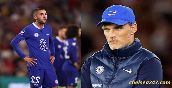 “Drop Ziyech and start our best player” – Former Chelsea player warns Tuchel to start 20-year-old star against West Ham
