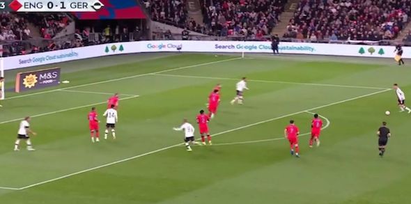 (Video): Watch Kai Havertz screamer goal for Germany against England