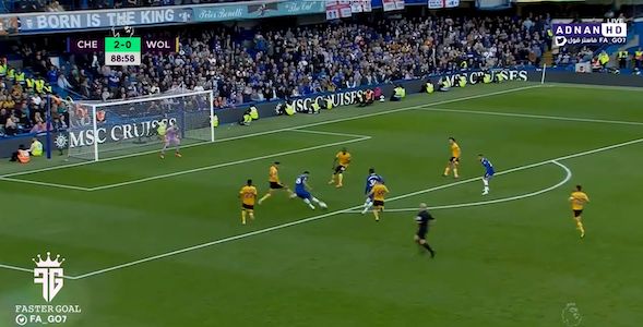 (Video): Superb finish! as Armando Broja scores his first goal for Chelsea with a screamer