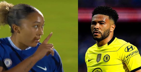 (Images): Reece James digs at Crystal Palace star after Chelsea 2-1 win as his sister trolls away fans