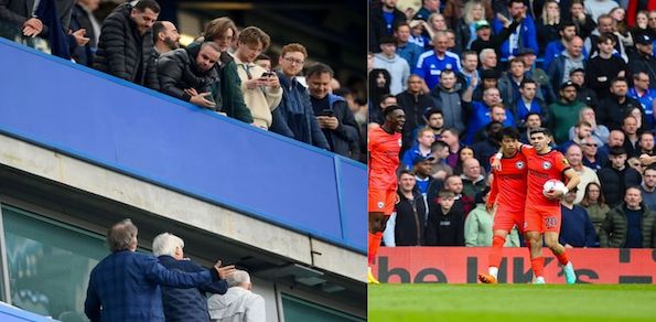 “Disturbing scenes at Stamford Bridge”, “He’s the worst man for Chelsea” – Chelsea fans goes wild at Stamford Bridge after Chelsea defeat to Brighton 
