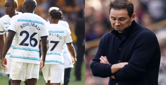 ‘Real Madrid game’…..Frank Lampard blasts these Chelsea stars after shocking defeat to Wolves