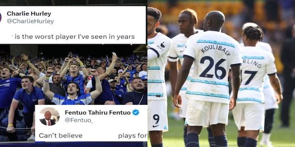 “They forced him to be a football player or what”, “Go to school and learn Football” – Chelsea fans rips 23-year-old Chelsea star apart after poor display against Wolves