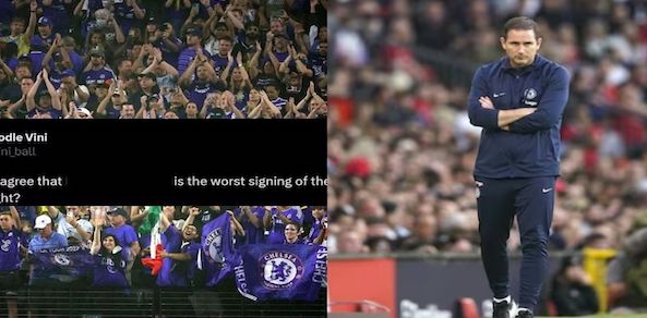 “He’s horrible”, “Just pack your bags and go” – Fans destroys Chelsea star poor performance in 4-1 loss to Manchester United