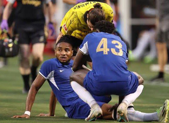 Mauricio Pochettino gives fresh update on Christopher Nkunku’s injury against Borussia Dortmund