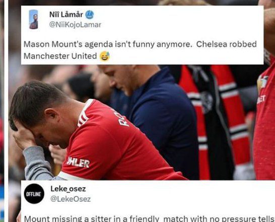 Chelsea scammed us”, “Just see what Mason just did” – United Fans calls Todd Boehly for Mason Mount refund after what he did against Lens (Watch Video)