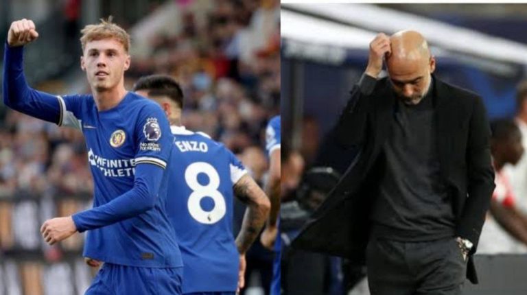 Pep Guardiola laments on Cole Palmer move to Chelsea as former Manchester City star score his first goal for Chelsea
