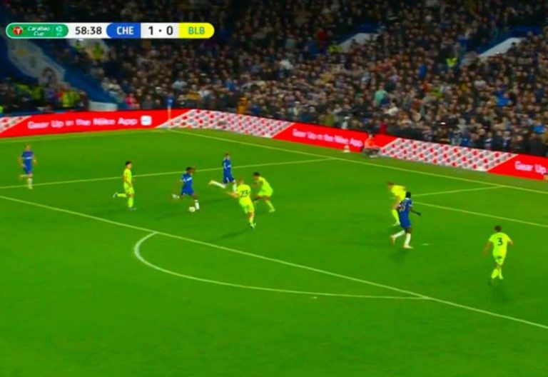 (Video): Raheem Sterling doubles the lead for Chelsea with an absolutely stunner