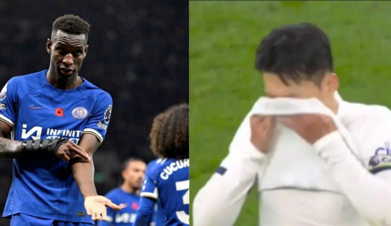 (Photos): Son in tears after what Nicolas Jackson did to him in 4-1 win over Spurs