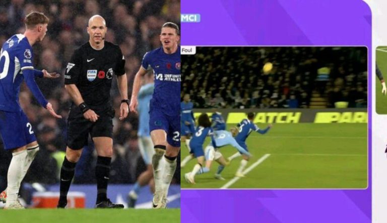 Anthony Taylor reveals reasons for his errors against Chelsea in 4-4 draw against Manchester City as Chelsea fans reacted “Disgusting”