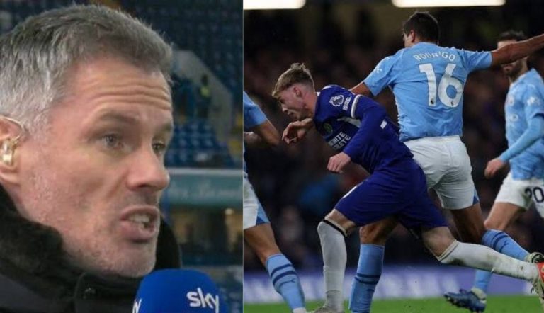Jamie Carragher spotted how Manchester City robbed Chelsea to win the game “Chelsea deserves to win the game”