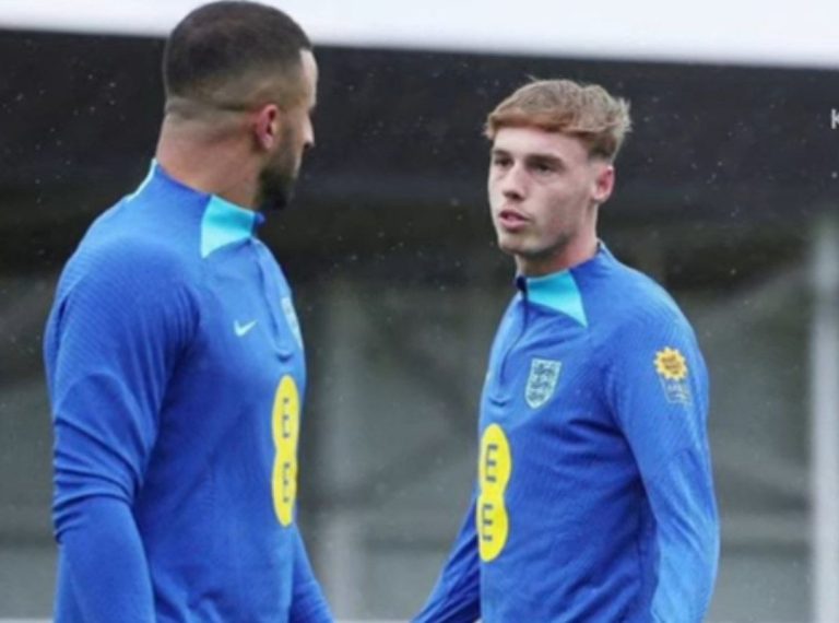 Chelsea star Cole Palmer destroys England teammate Kyle Walker in training again ‘Sends him back to Manchester City’