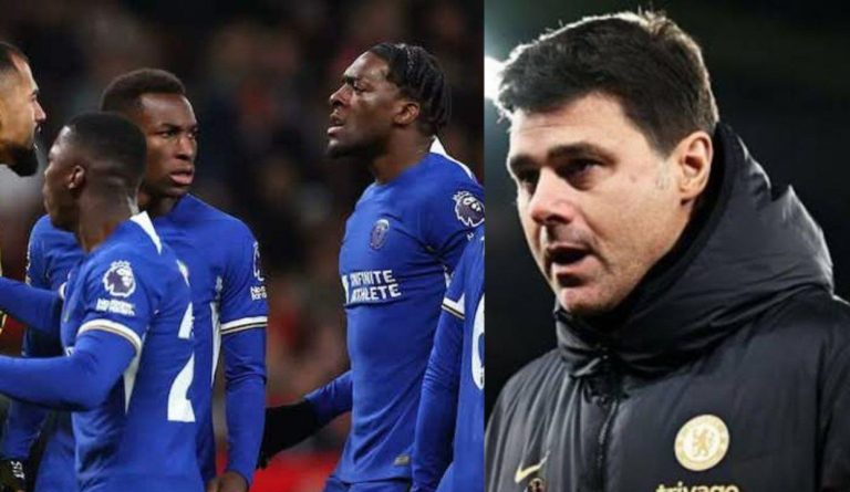 “I disagree with that” – Pochettino reveals who to blame for Chelsea 2-1 defeat to Manchester united