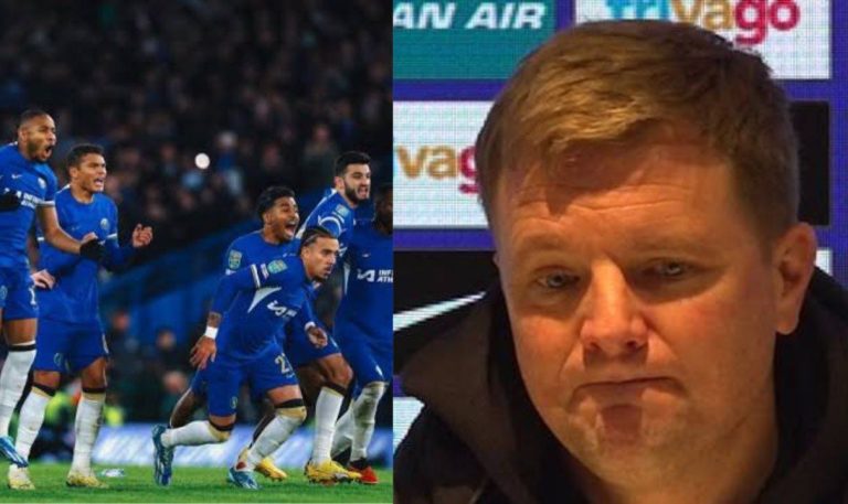 ‘is what people said about him’- Eddie Howe blames one Chelsea man for Newcastle defeat ‘Not Mudryk’