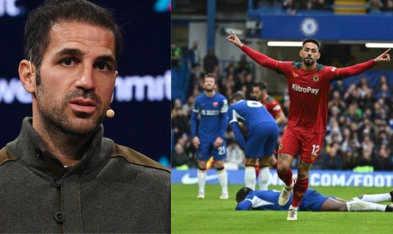 “Those two are useless to this Chelsea team at the moment”-  Cesc Fabregas suggests Chelsea should drop both £50m player and 25-year-old teammate after Wolves shock defeat