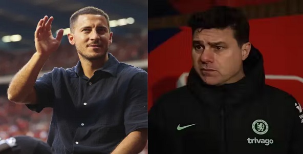 Hazard shares his honest opinion on Mauricio Pochettino ahead of Cup final