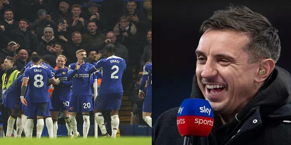 “Love what he did” “He took the game away from Newcastle” – Gary Neville can’t believe what 23-year-old Chelsea man did in 3-2 win over Newcastle