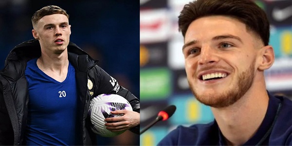 “Bro….” – Declan Rice sends clear message to Cole Palmer after scoring 4-goals against Everton