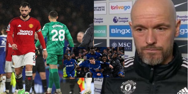 “A mess that I can’t accept” – Erik Ten Hag blames one Chelsea man for Manchester United 4-3 defeat to Chelsea