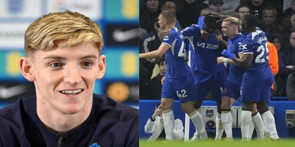 “Take my respect bro”… – Anthony Gordon reacted to 22-years-old Chelsea star display in 2-0 win over Tottenham