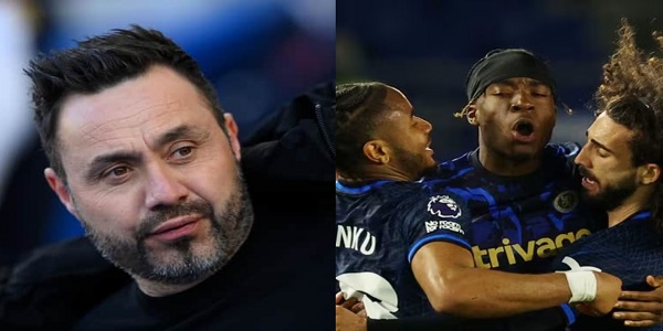 “He keeps causing problems for every teams, plays like Eden Hazard” – Roberto De Zerbi names Chelsea star as Eden Hazard successor after causing Brighton 2-1 defeat to Chelsea